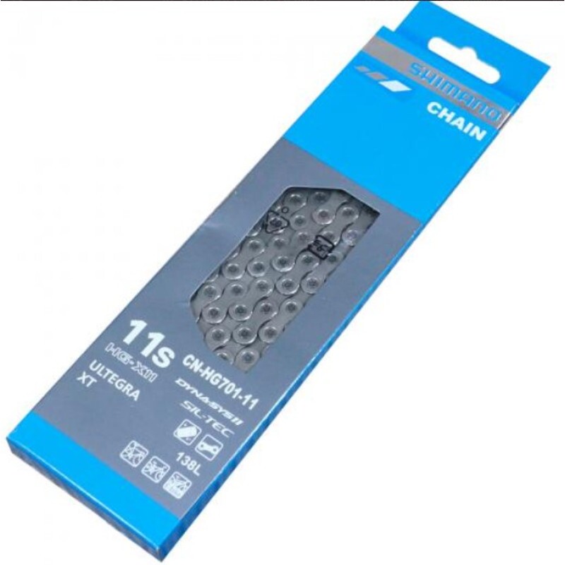 Catena Shimano HG701 11 Velocità 116 Maglie - Ultegra/Deore XT Per MTB E E-Bike