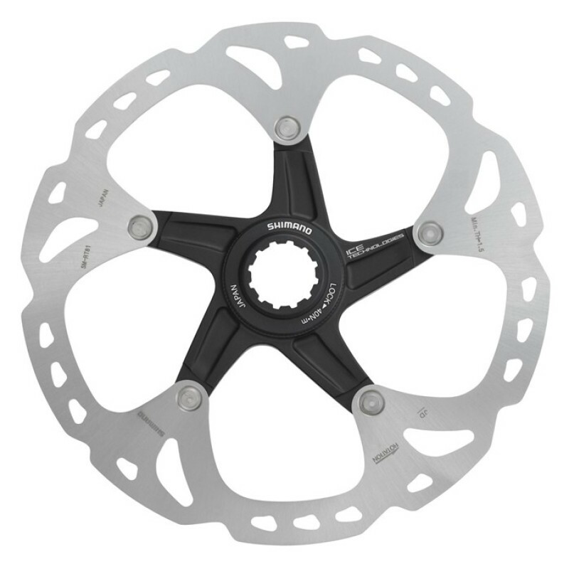 DISCO / ROTOR DE FREIO XT SMRT81 160MM CENTER LOCK ICE TECH SHIMANO
