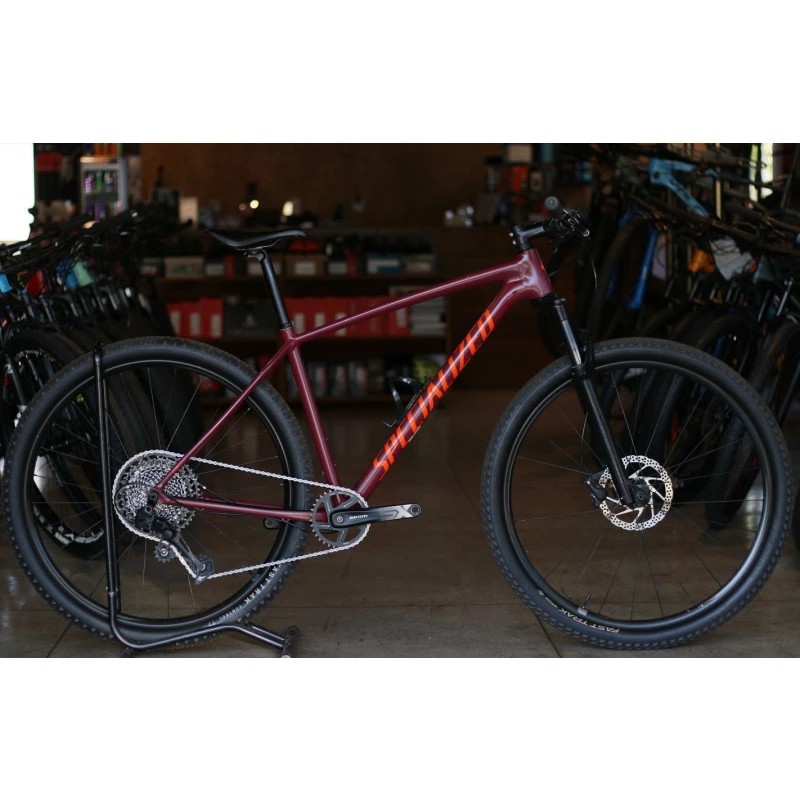 BICICLETA MTB ARO 29 SPECIALIZED CHISEL ALUMINIO 2019 TAM L ROXA 12V